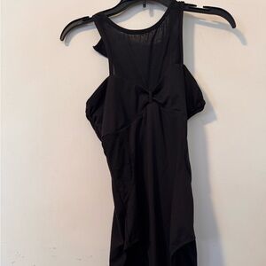 Black leotard dance bodysuit Dance in Motion size large medium